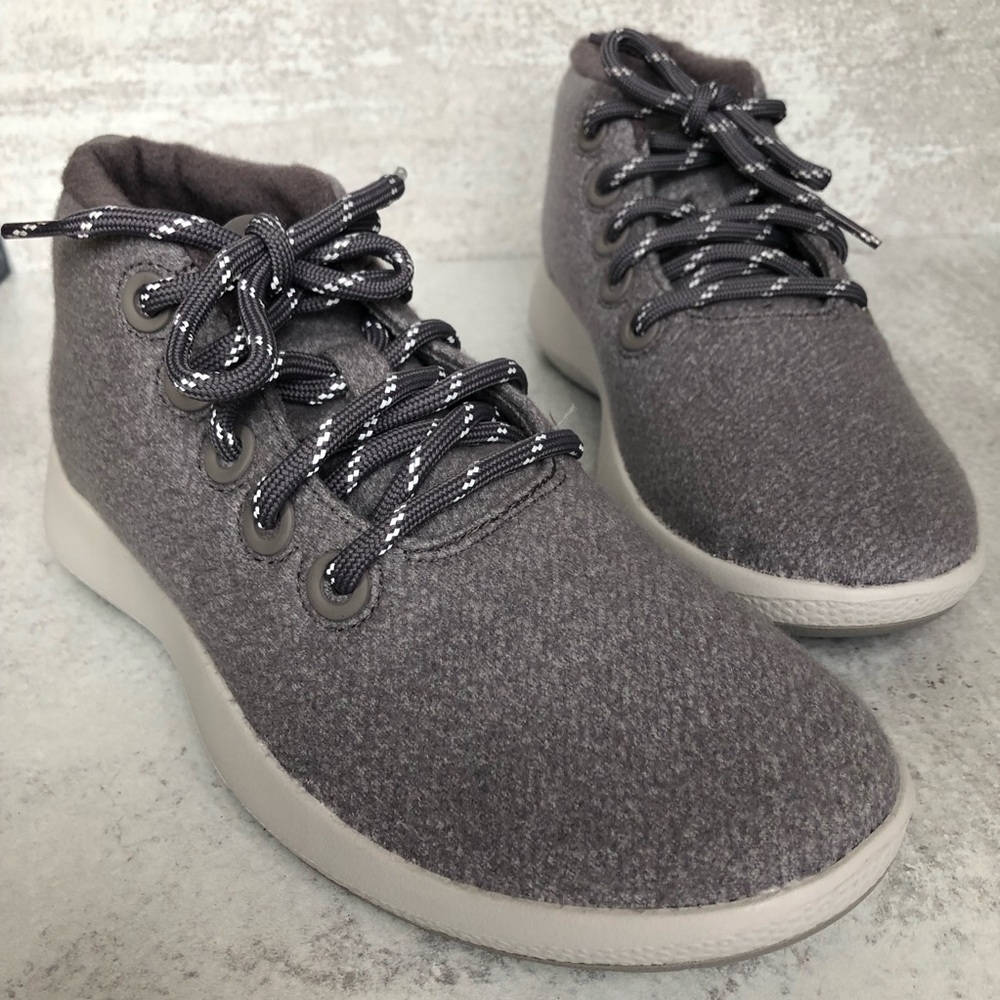 Allbirds Womans Wool Runner-Up Mizzle Grey Size 8 New